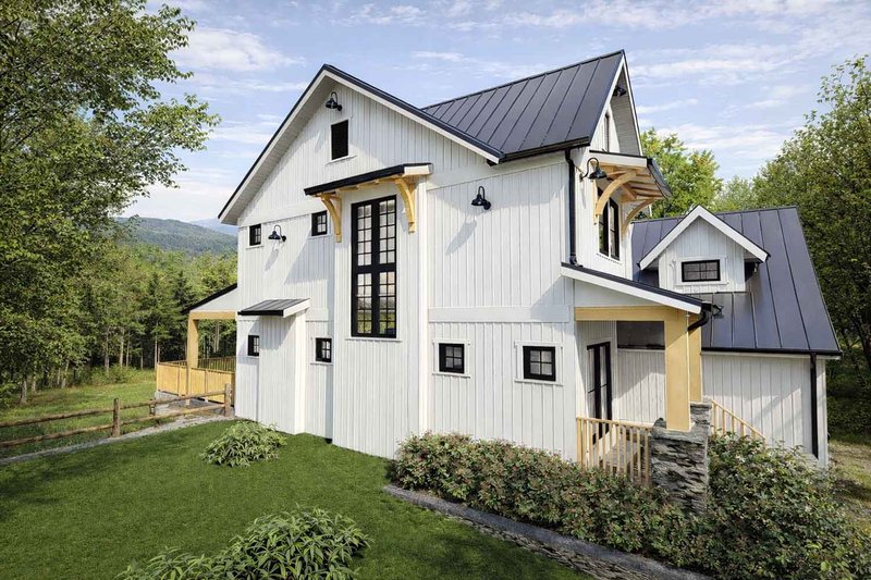 House Blueprint - Exterior - Other Elevation 2 for Farmhouse House Plan #1101-59 - 3 bed, 2.5 bath