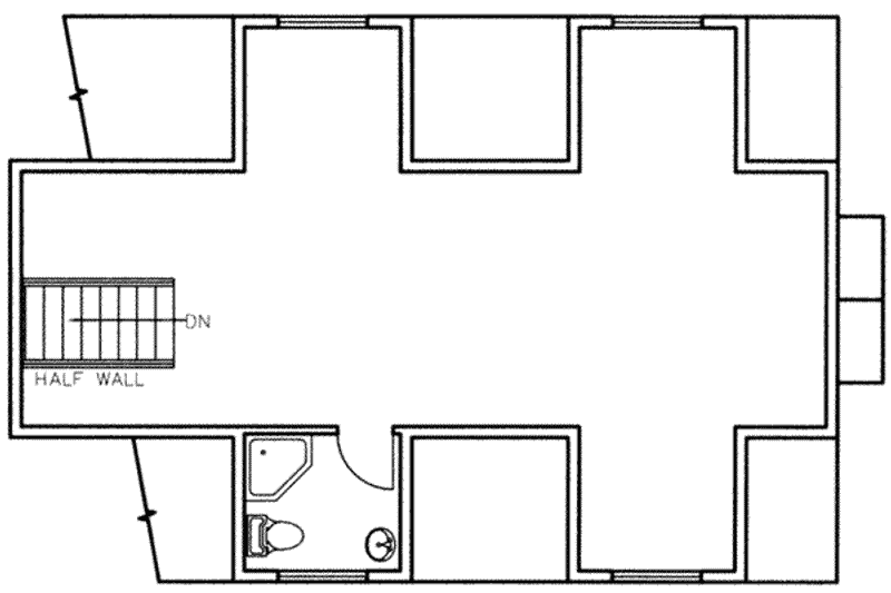 Dream House Plan - Floor Plan - Other Floor for Traditional House Plan #117-418 - 4 bed, 3.5 bath