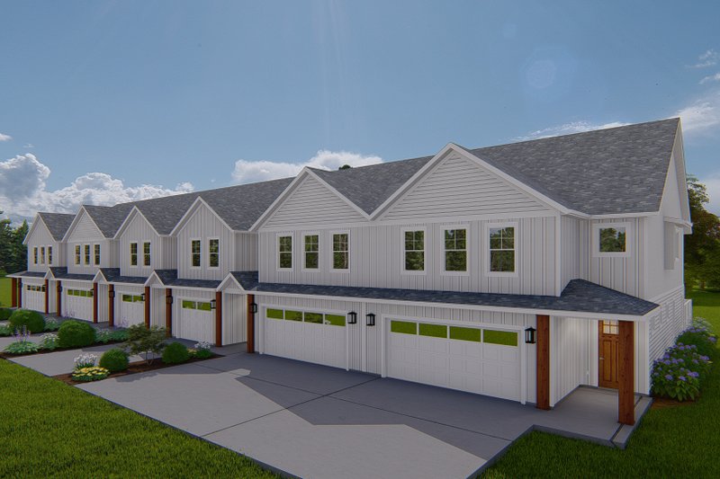 House Design - Exterior - Front Elevation 3 for Farmhouse House Plan #1060-318 - 18 bed, 12 bath