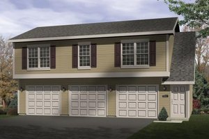 Traditional Exterior - Front Elevation Plan #22-403