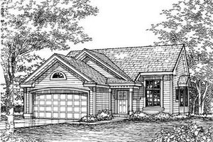 Traditional Exterior - Front Elevation Plan #50-154