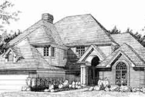 Traditional Exterior - Front Elevation Plan #120-103