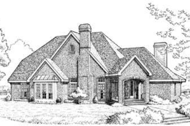 House Plan Design - European Exterior - Front Elevation Plan #410-273