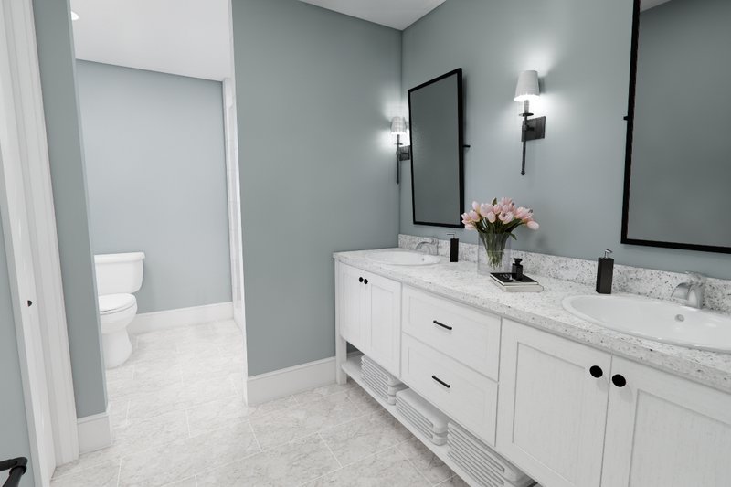 Architectural House Design - Interior - Bathroom 1 for Farmhouse House Plan #51-1560 - 6 bed, 4.5 bath