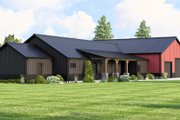 Farmhouse Style House Plan - 3 Beds 2 Baths 2024 Sq/Ft Plan #1064-117 