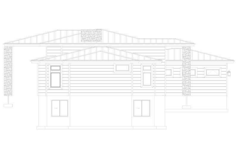 House Design - Exterior - Other Elevation for Contemporary House Plan #1060-273 - 3 bed, 2.5 bath
