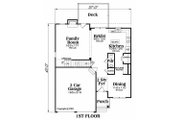Traditional Style House Plan - 4 Beds 2.5 Baths 2228 Sq/Ft Plan #419-176 