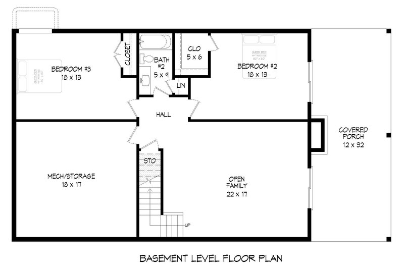 House Plan Design - Floor Plan - Lower Floor for Country House Plan #932-661 - 3 bed, 2.5 bath