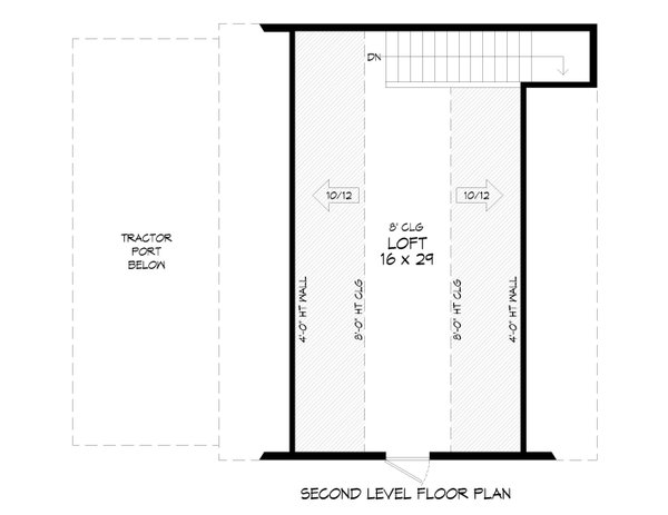 Traditional Floor Plan - Upper Floor Plan #932-746