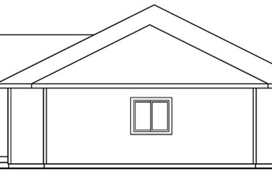 Exterior - Other Elevation 1 for Ranch House Plan #124-394 - 4 bed, 2 bath
