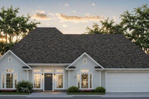 House Blueprint - European Exterior - Front Elevation Plan #21-564