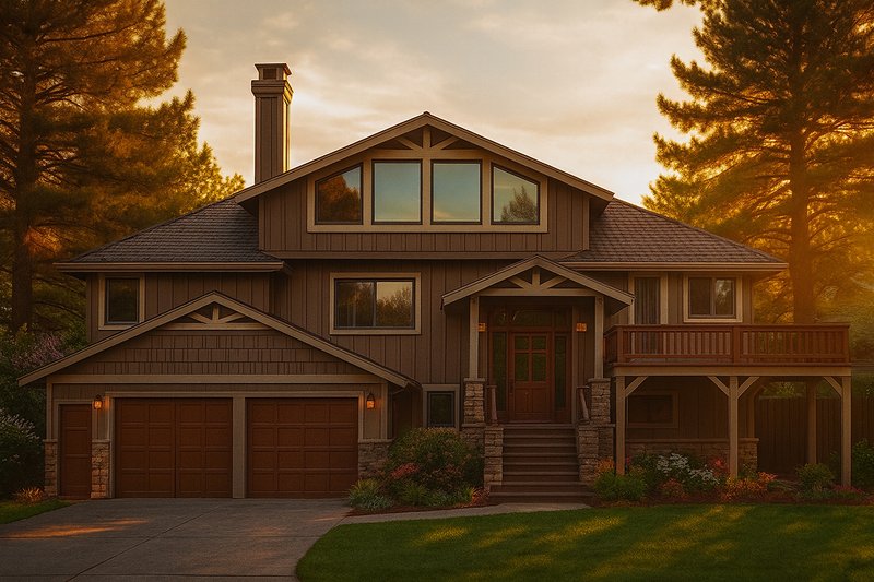 Home Plan - Craftsman Exterior - Front Elevation Plan #124-333