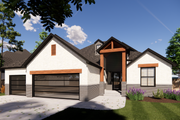 Traditional Style House Plan - 4 Beds 2.5 Baths 2168 Sq/Ft Plan #1098-2 