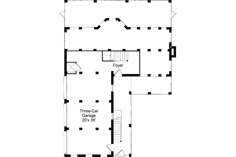 Home Plan - Floor Plan - Main Floor 1 for Southern House Plan #37-272 - 4 bed, 3.5 bath