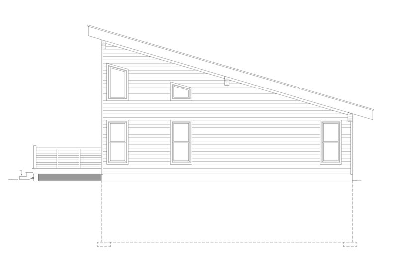 House Plan Design - Exterior - Other Elevation for Modern House Plan #932-634 - 3 bed, 3 bath