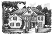 Classical Style House Plan - 5 Beds 4 Baths 3261 Sq/Ft Plan #927-771 