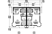 Traditional Style House Plan - 6 Beds 4 Baths 3798 Sq/Ft Plan #25-4515 