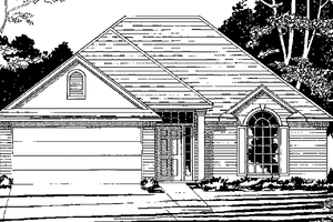 Home Plan - Exterior - Front Elevation for Traditional House Plan #472-429 - 3 bed, 2 bath