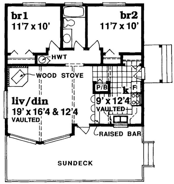 Home Plan - Contemporary Floor Plan - Main Floor Plan #47-862