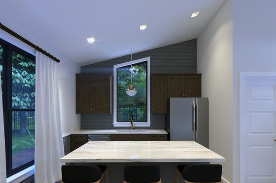 Interior - Kitchen for Modern House Plan #1111-32, 1 bath