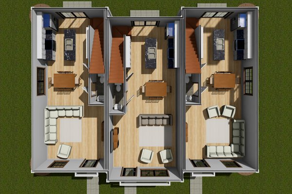 House Blueprint - Cottage Floor Plan - Main Floor Plan #513-2250