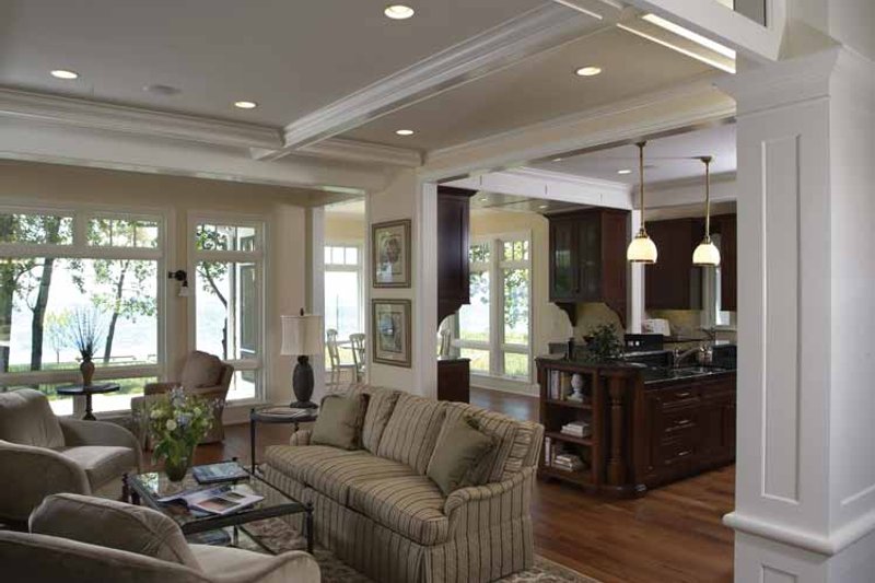 Home Plan - Interior - Family Room 1 for Craftsman House Plan #928-171 - 3 bed, 3.5 bath
