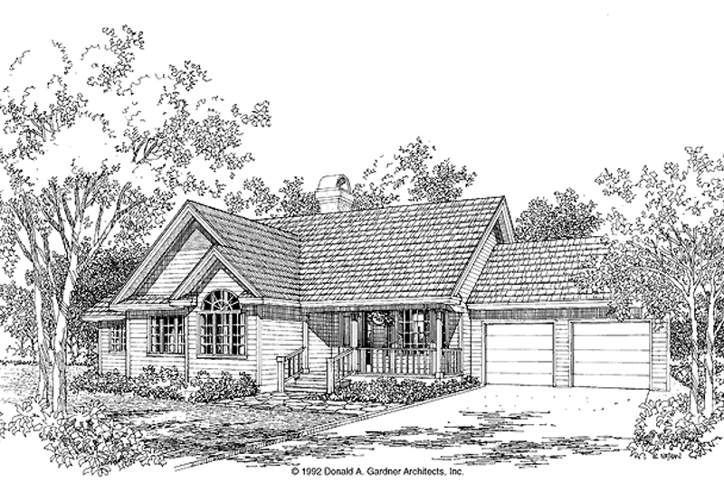 House Design - Country Exterior - Front Elevation Plan #929-142