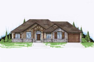 Home Plan - Craftsman Exterior - Front Elevation Plan #945-63