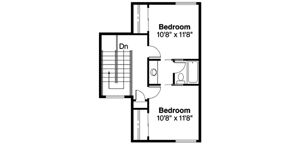 Home Plan - Mediterranean Floor Plan - Upper Floor Plan #124-426