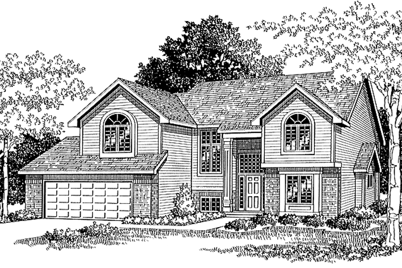 Dream House Plan - Traditional Exterior - Front Elevation Plan #70-1324