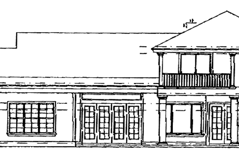 Dream House Plan - Exterior - Rear Elevation for Mediterranean House Plan #417-663 - 5 bed, 3.5 bath