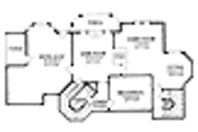 Home Plan - Floor Plan - Lower Floor for Tudor House Plan #952-139 - 4 bed, 4 bath