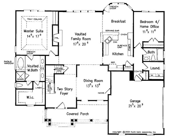 Home Plan - Country Floor Plan - Main Floor Plan #927-695