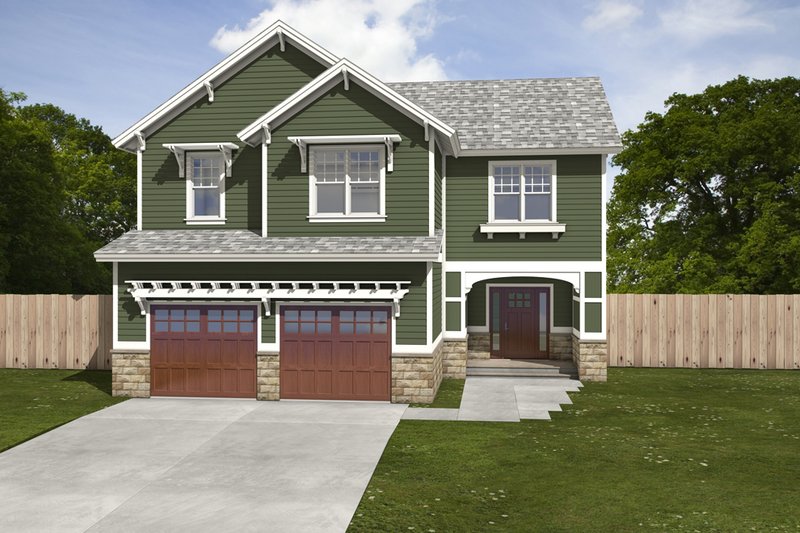 Traditional Style House Plan - 4 Beds 2.5 Baths 2207 Sq/Ft Plan #497-3