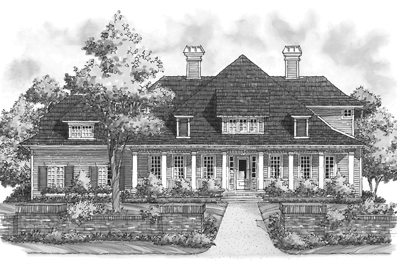 Home Plan - Exterior - Front Elevation 3 for Victorian House Plan #930-242 - 3 bed, 3.5 bath