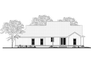 Exterior - Rear Elevation for Farmhouse House Plan #430-188 - 3 bed, 2 bath