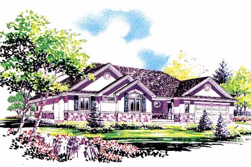 Home Plan - Country Exterior - Front Elevation Plan #308-260