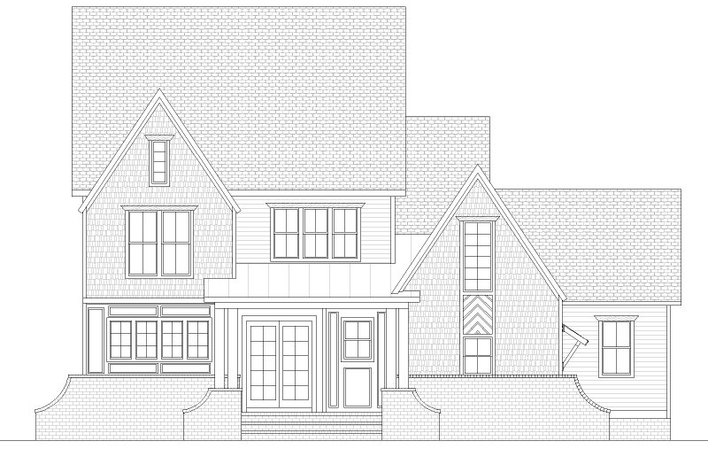 Architectural House Design - Exterior - Front Elevation 5 for Farmhouse House Plan #1080-1 - 5 bed, 4 bath