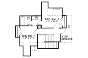 Country Style House Plan - 3 Beds 2.5 Baths 1797 Sq/Ft Plan #17-3140 