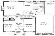 Colonial Style House Plan - 4 Beds 2.5 Baths 2685 Sq/Ft Plan #927-75 