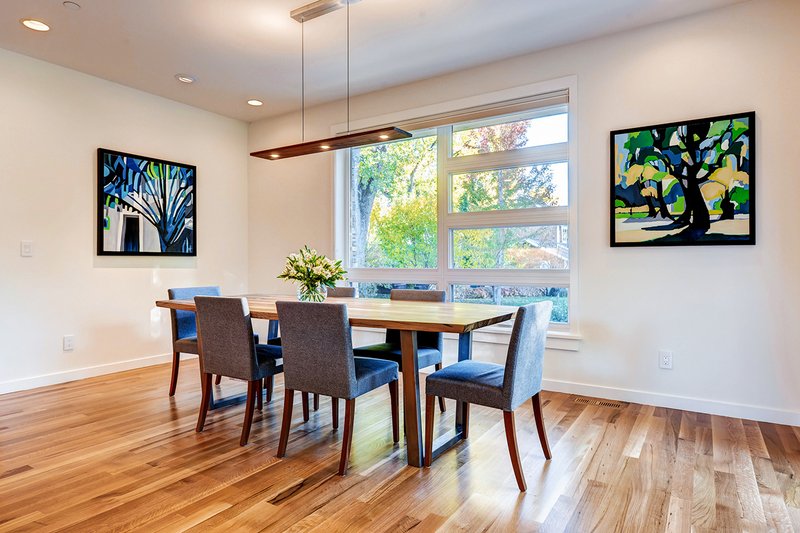 Architectural House Design - Interior - Dining Room 1 for Contemporary House Plan #1042-19 - 4 bed, 3.5 bath