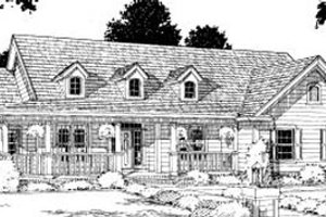 Country Exterior - Front Elevation Plan #20-199