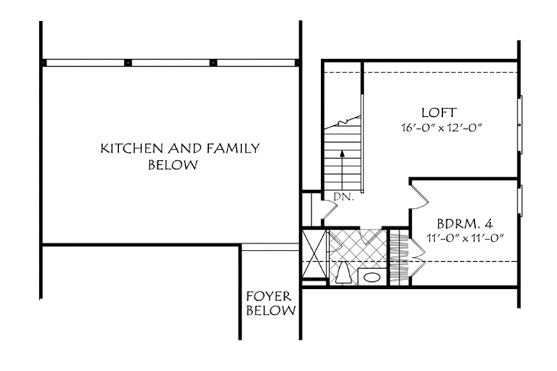 Home Plan - Floor Plan - Other Floor for Traditional House Plan #927-960 - 3 bed, 2.5 bath