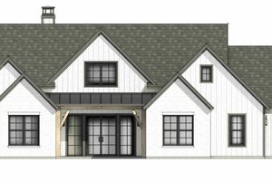 Exterior - Front Elevation 6 for Farmhouse House Plan #1096-140 - 4 bed, 3 bath