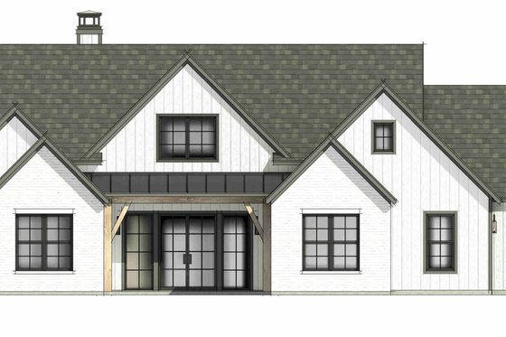 Exterior - Front Elevation 6 for Farmhouse House Plan #1096-140 - 4 bed, 3 bath