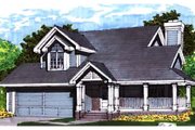 Country Style House Plan - 2 Beds 2.5 Baths 1550 Sq/Ft Plan #320-348 