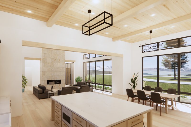 Home Plan - Interior - Kitchen for Modern House Plan #1096-25 - 4 bed, 4.5 bath
