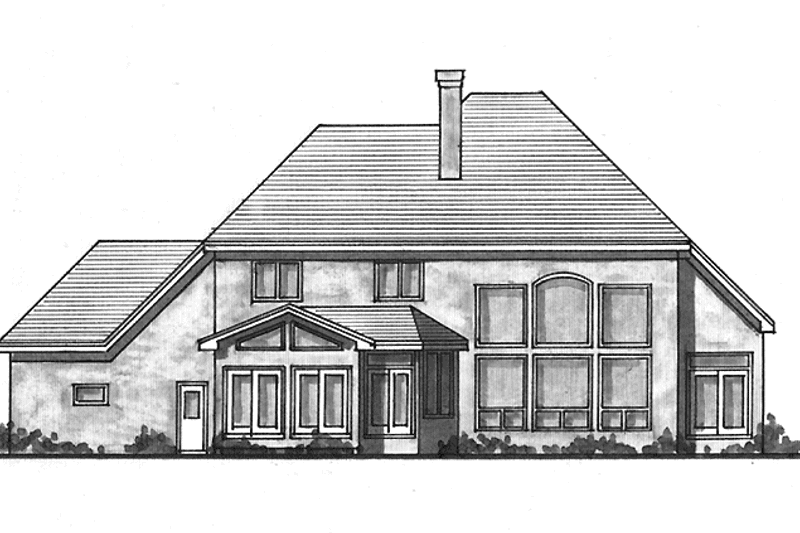Home Plan - Exterior - Rear Elevation for Traditional House Plan #51-944 - 3 bed, 2.5 bath