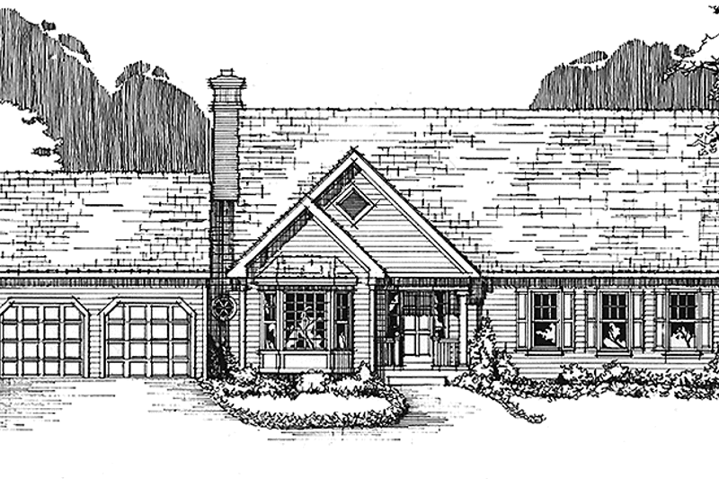 Home Plan - Country Exterior - Front Elevation Plan #953-121