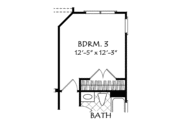 European Style House Plan - 3 Beds 2 Baths 1990 Sq/Ft Plan #927-509 